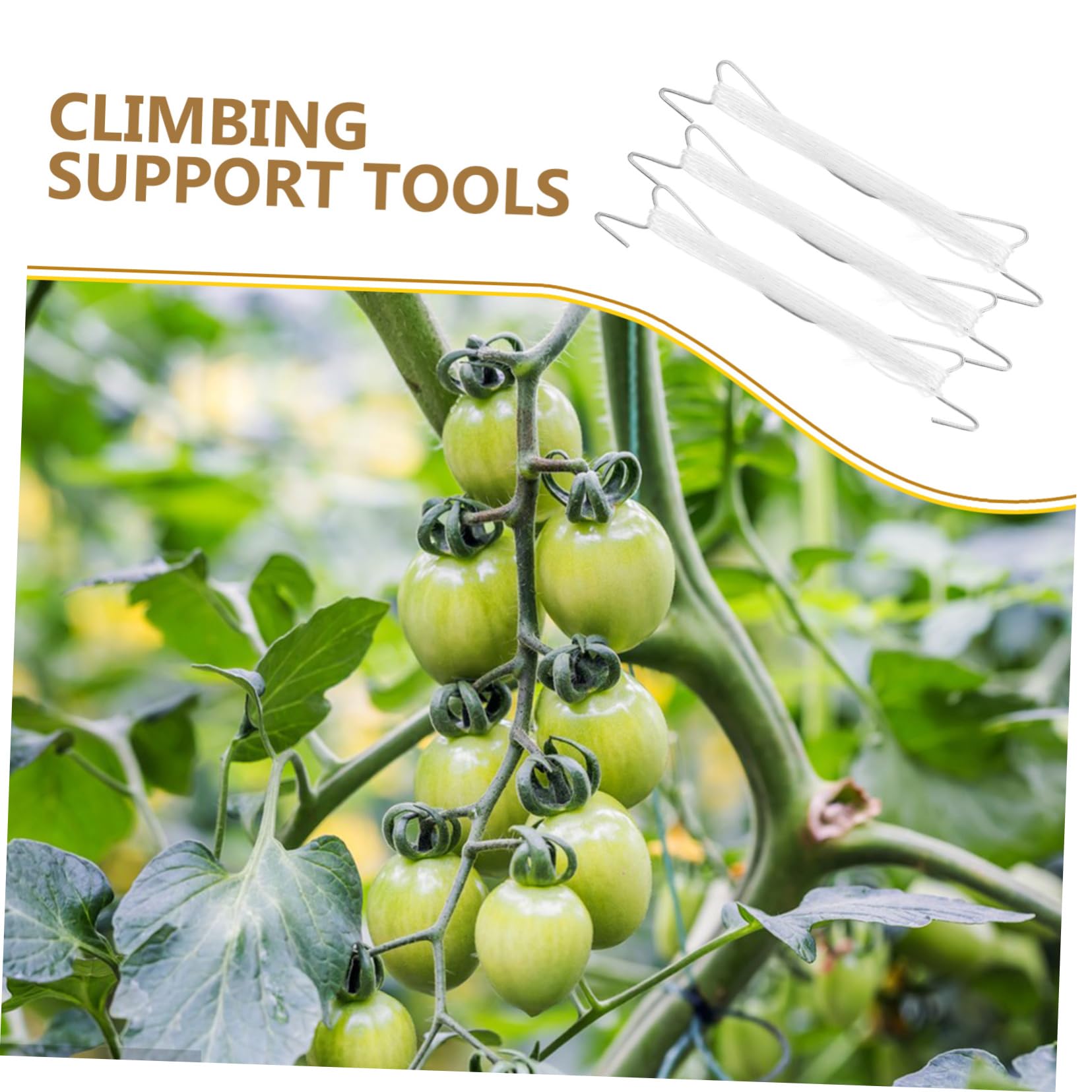 Supvox 4sätze Pflanzen-Clips Und Kletterhaken Für Tomaten Und Teiliges Gartenwerkzeug-Set Unterstützung Von Pflanzenranken Einfach Zu Bedienen Effizient Und Platzsparend
