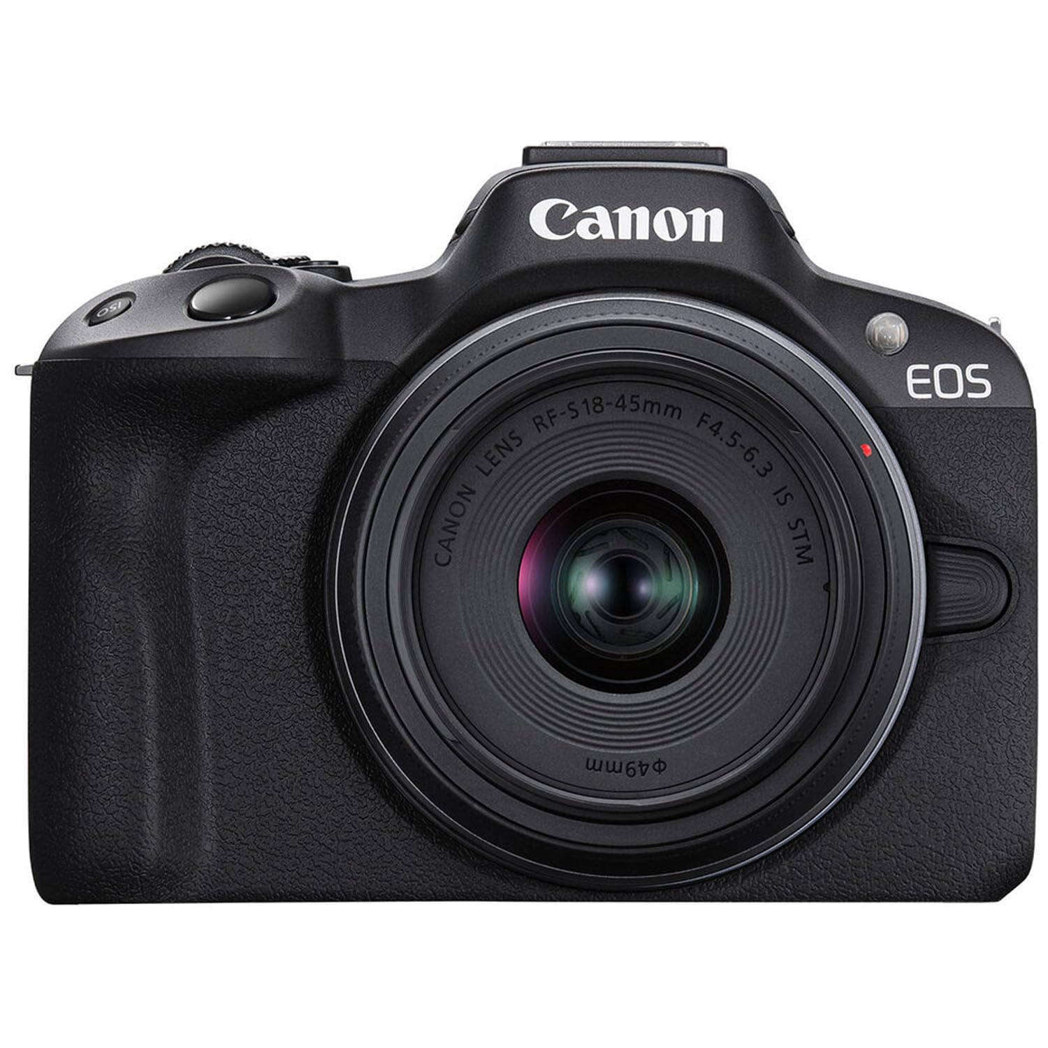 Canon EOS R50 Mirrorless Camera with RF-S 18-45mm f/4.5-6.3 is STM and RF-S 55-210mm f/5-7.1 is STM Lens + 64 GB Memory + Extra Battery + LED Light + More (26pc Bundle) (Renewed)