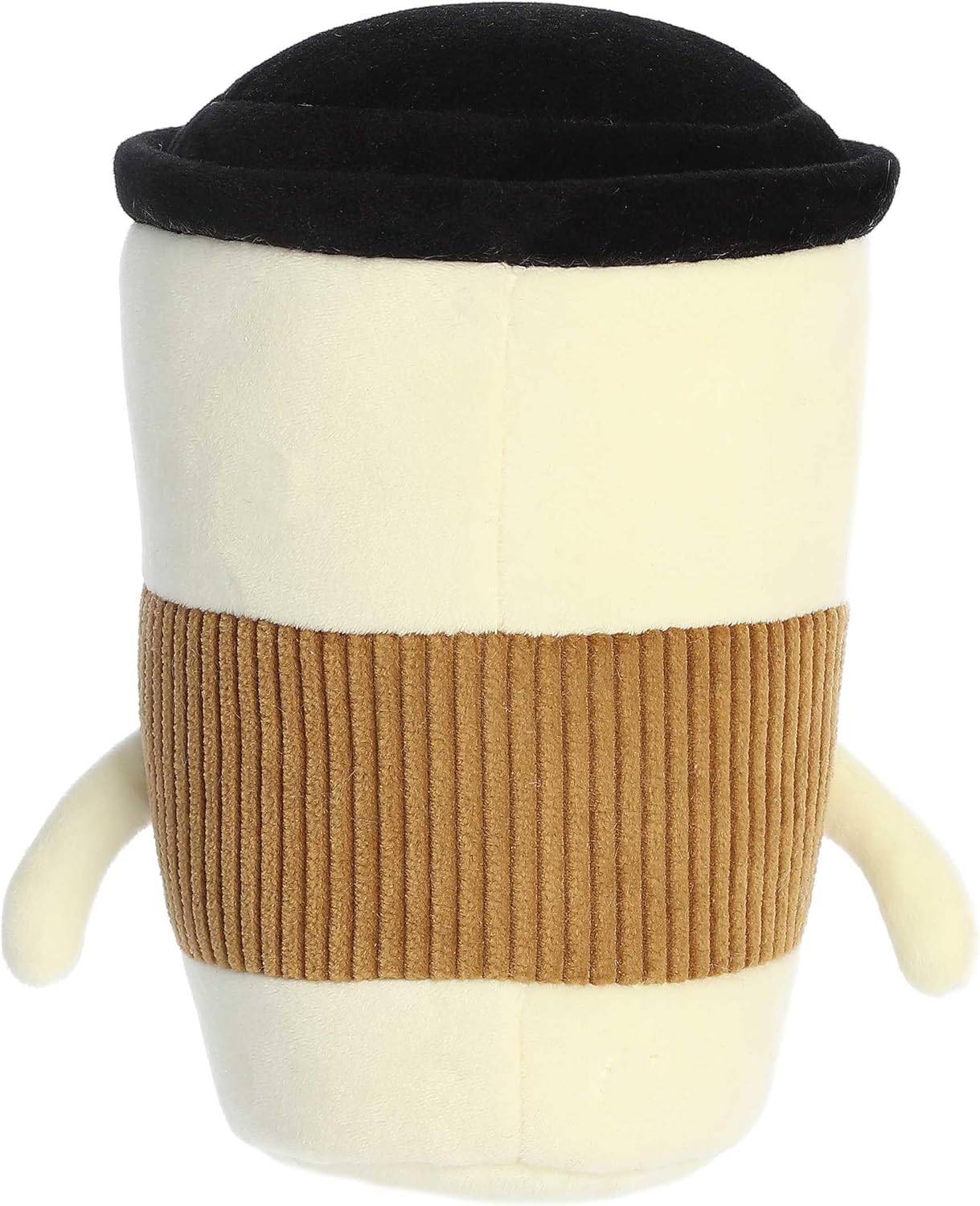 Aurora® Witty JUST Sayin'™ You Mean A Latte™ Stuffed Animal - Expressive Characters for Decorative Charm - Quirky Birthday Gifts for Kids and Adults - White 9 Inches