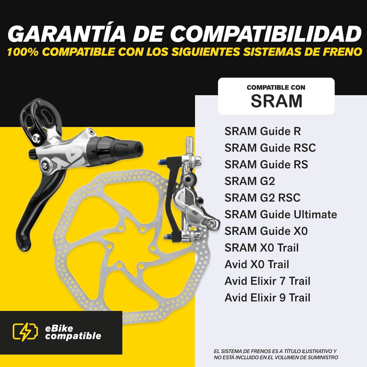 Pastilla de freno SRAM CODE PODIUM ORGANIC 4 pistones - Cycling Peaks
