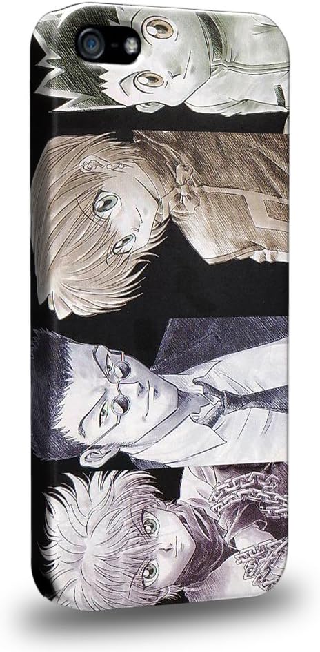 Case88 Premium Designs Hunter X Hunter Gon Freecss & Killua Zoldyck & Kurapika Protective Snap-on Hard Back Case Cover for Apple iPhone 5 5s