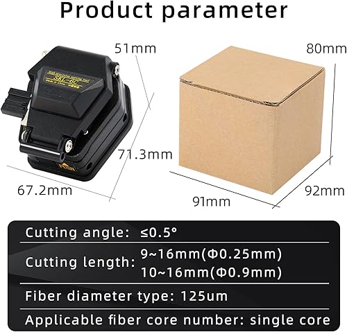 Miniatura 8 de Cortador caliente del corte del cable del derretimiento SKL-6C de la cuchilla de la cuchilla de la fibra óptica 12 de la cuchilla de FTTH