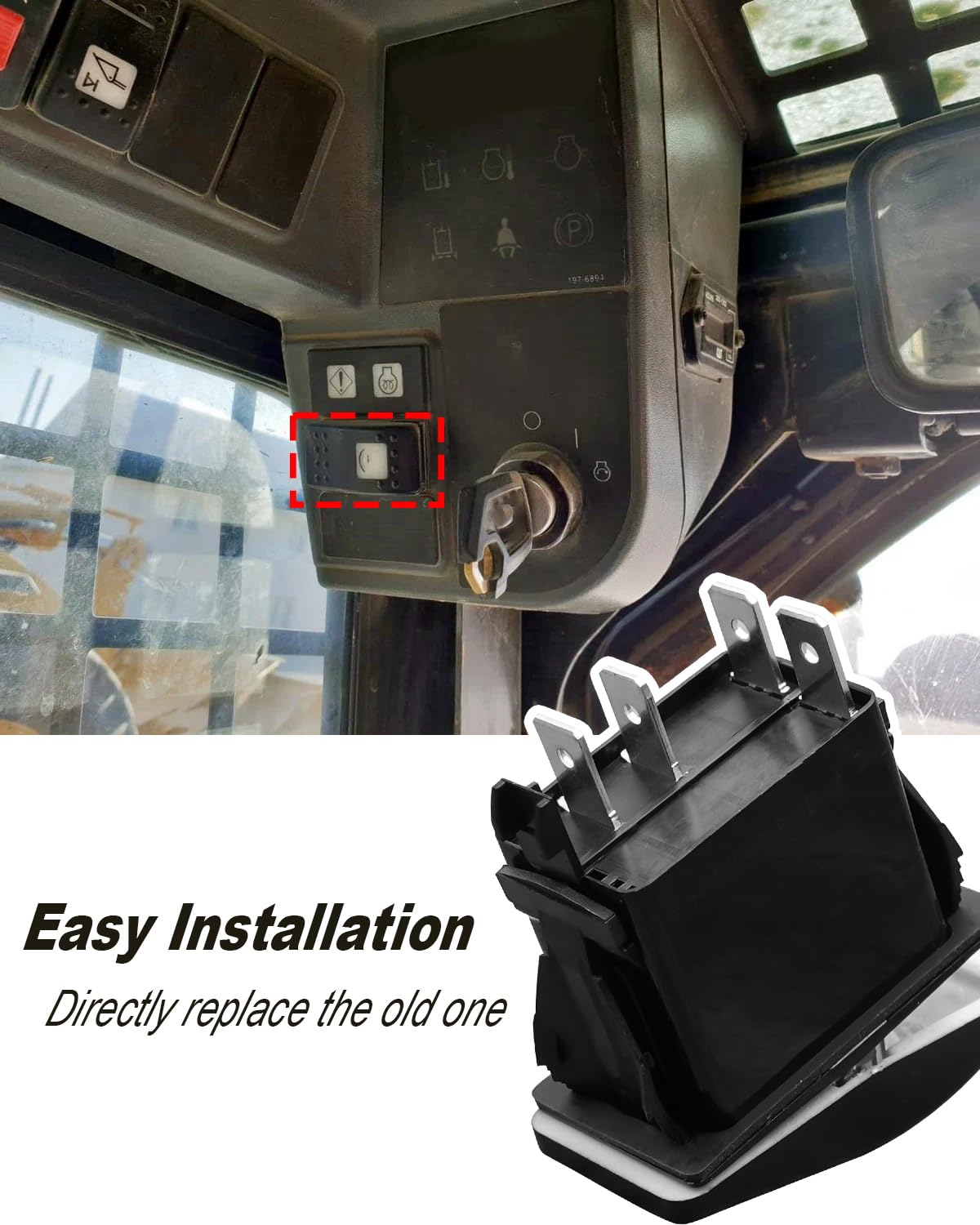 Amazon.co.jp: パーキング ブレーキ ロッカースイッチ 交換用 142-9320