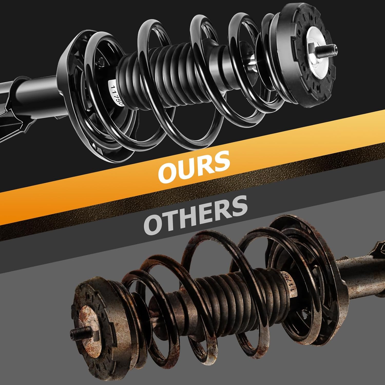 ASAPE Complete Struts Front A Pair Fit for 2011 2012 2013 2014 2015 2016 for Buick LaCrosse Quick-Strut Complete Strut Assembly w/Coil Spring Replace OE 172529 172528