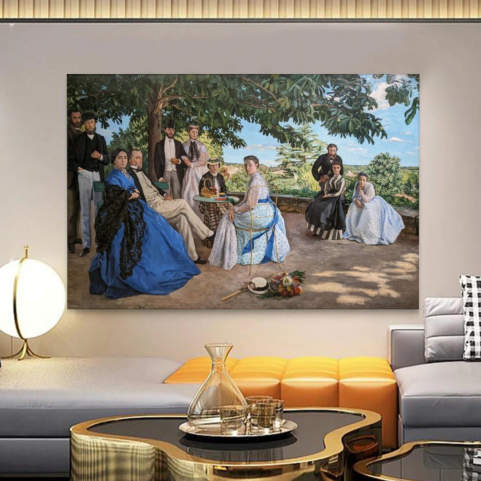 Amazon.de: Frederic Bazille Artwork【Familientreffen】Poster