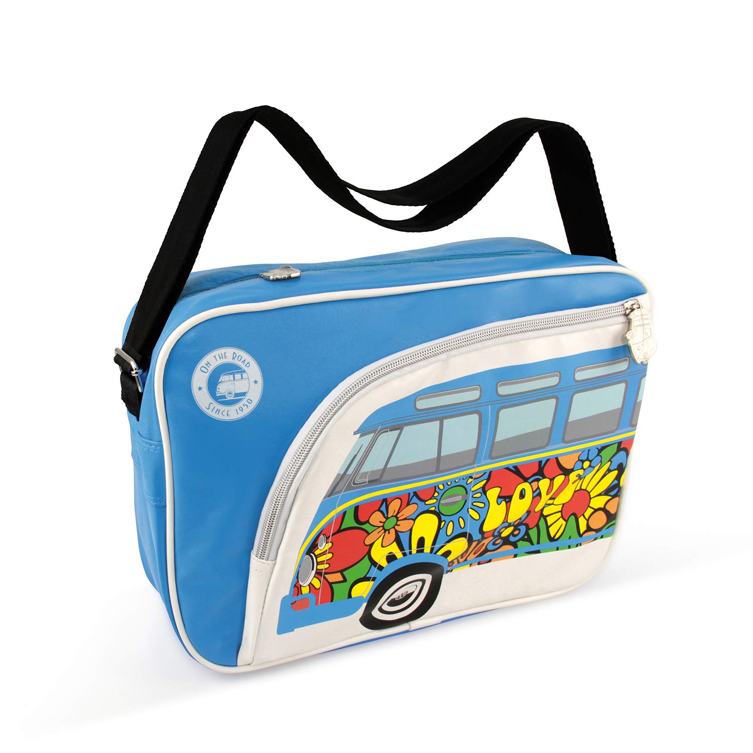 BRISA VW Collection VW T1 Bus Shoulder Bag Landscape - Love Bus