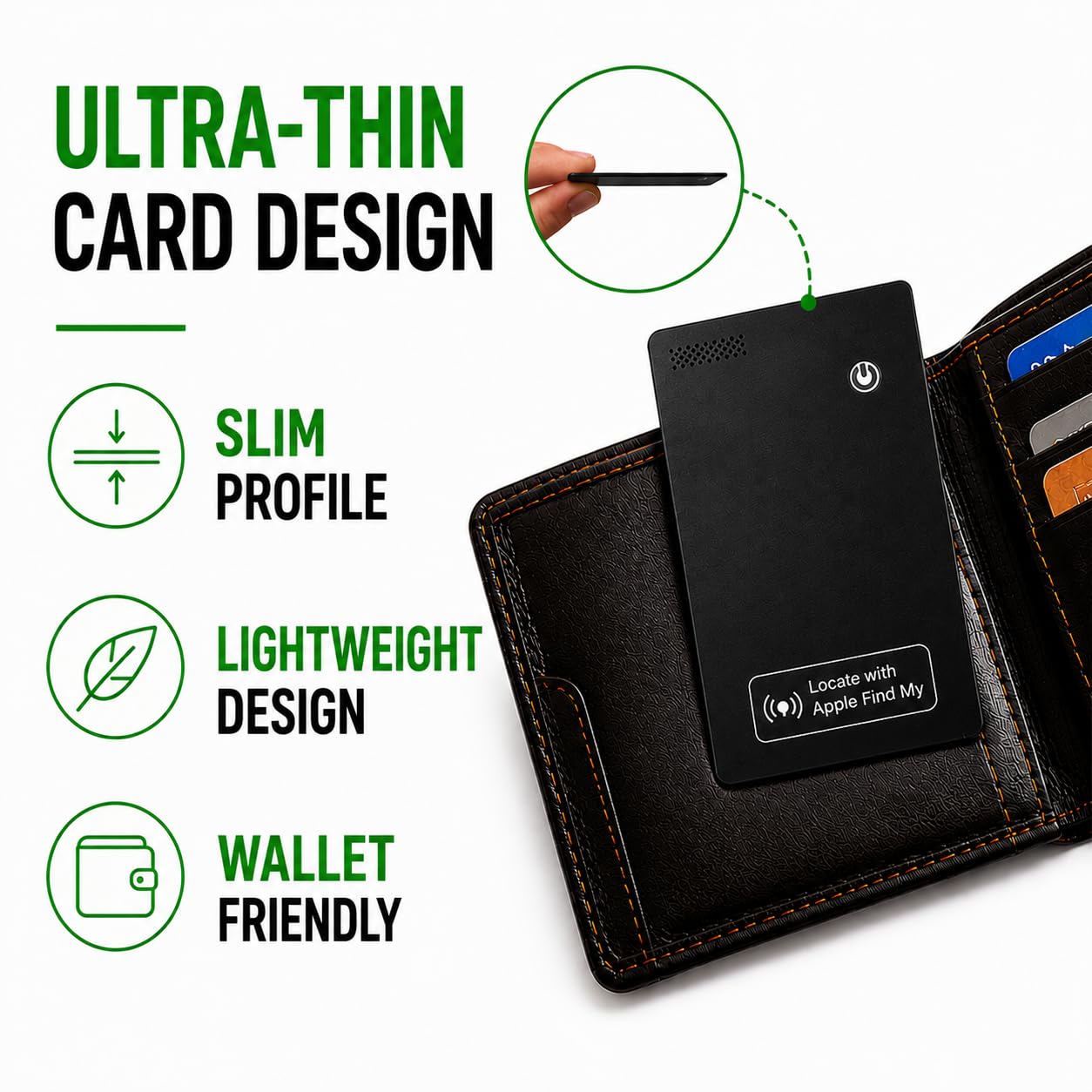 Amazon.com: Tagit Wallet Tracker Card – Apple MFi Certified, Works