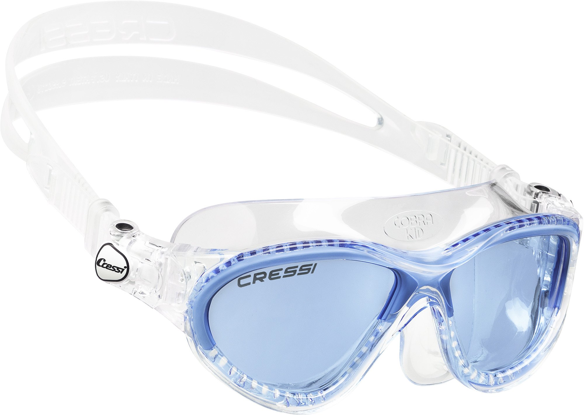 Cressi Cobra Kids Swim Goggles (Clear/Blue) (B004VEEYNU) Amazon Price History, Amazon Price Tracker