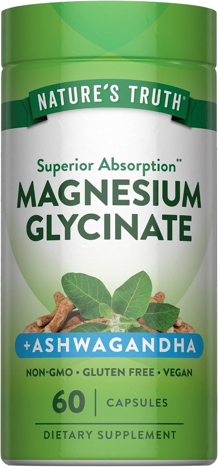 Nature's Truth, Magnesium Glycinate + Ashwagandha, 60 Capsules product