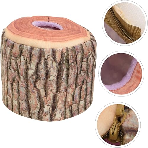 Miniatura 7 de Caja de pañuelos de árbol marrón claro, organizador de servilletas, soporte para pañuelos faciales para oficina en casa, contenedor decorativo