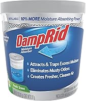 Vista 3 de DampRid Absorbedor de humedad recargable (paquete de 6) y absorbente de humedad colgante de vainilla lavanda DampRid (paquete de 3) Productos