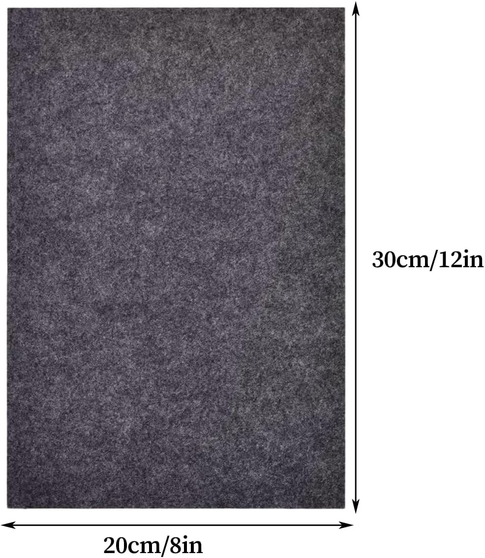 Felt Sheets for Crafts, 10 Pieces of Craft Supplies, Squares Felt for Sewing DIY | For Kids Teachers Artists Amateur School Home Office Projects