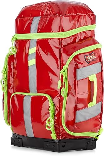 Statpacks Nuevo 2023 G3+ Clínico, bolsa de salto EMT roja para médicos, paquete, ergonómica, ligera, BLS ALS Trauma bolsa para EMS, policía, bomberos