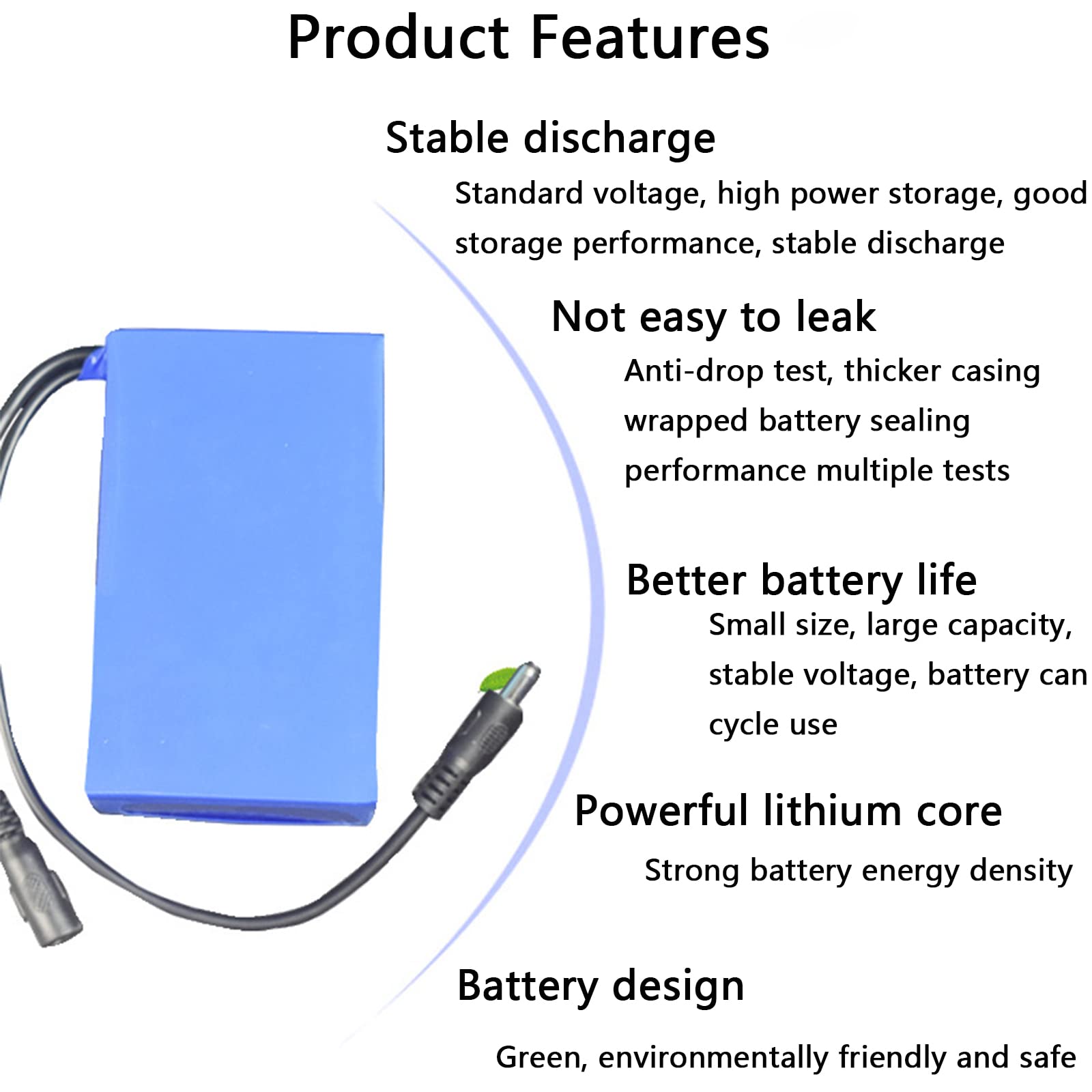 Amazon.co.jp: DC 24V充電式リチウムイオン電池パック 15000mAh