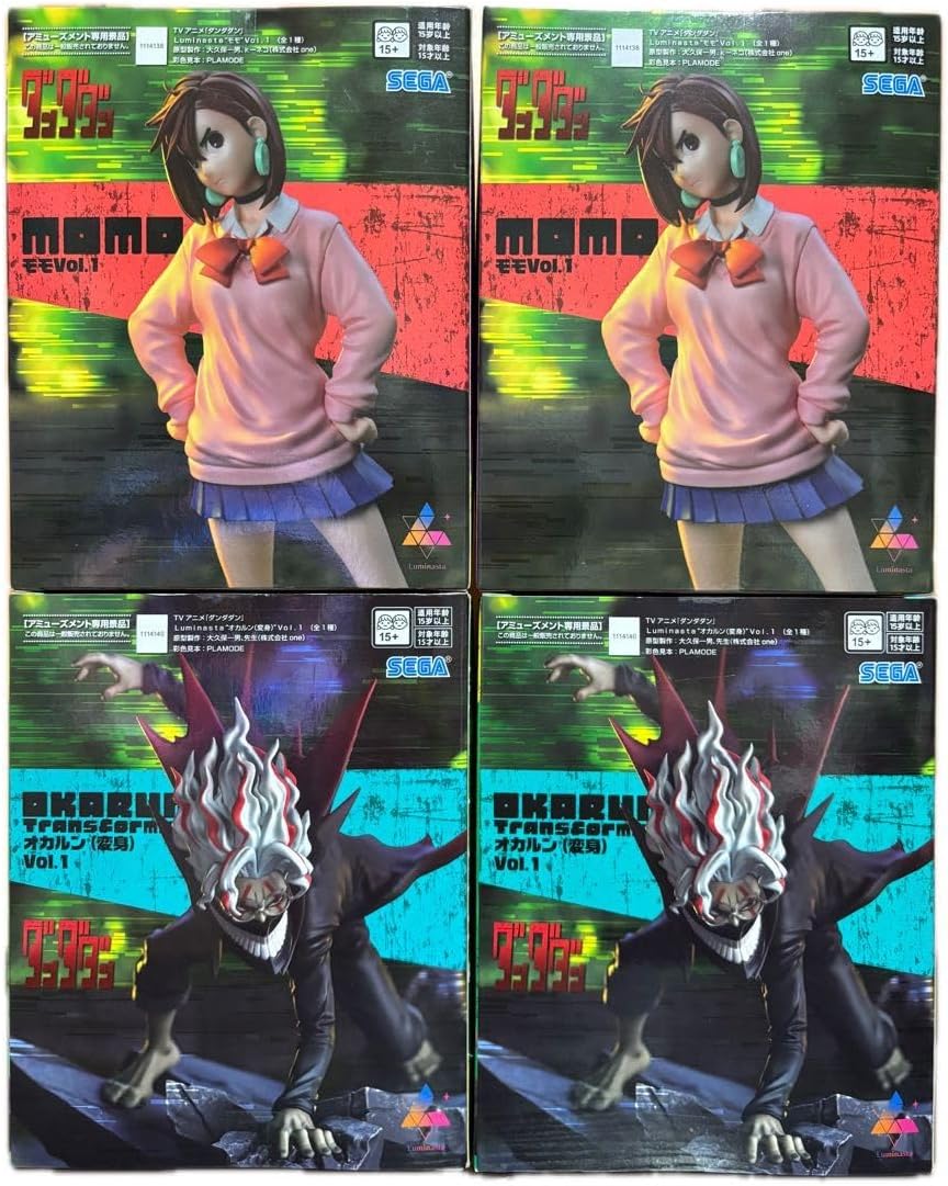 ダンダダン Luminasta“モモ”Vol.1“オカルン（変身）”Vol.1 4体セット