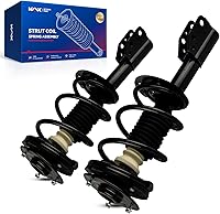 Vista 32 de KAX Conjunto de amortiguadores delanteros se ajusta a 4Runner 2003-2020, FJ Cruiser 2007-2014, Tacoma 2005-2015, suspensión completa 171371L