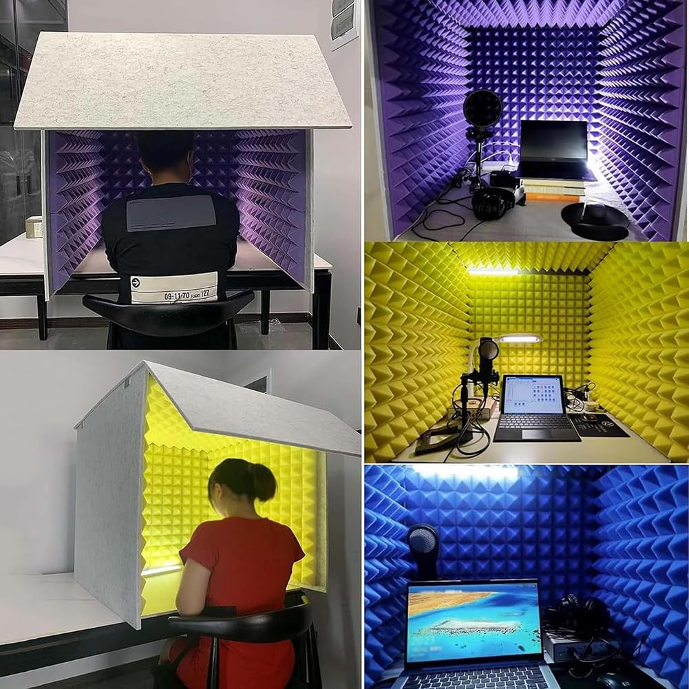 Cabina di registrazione musicale portatile Microfono Isolamento Shield Cube per Music Studio Rap Recording