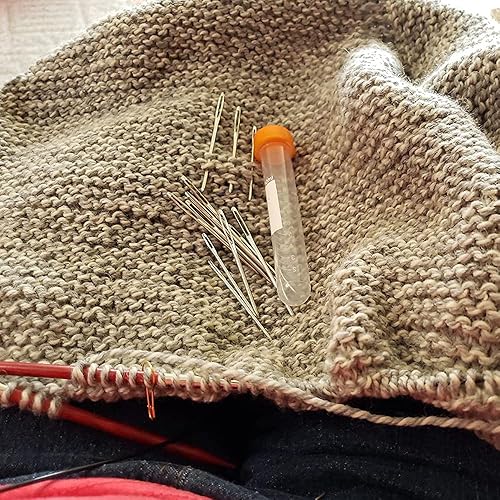 Miniatura 8 de 35 agujas romas de ojo grande, agujas de hilo de acero inoxidable de 7 tamaños, agujas de coser grandes para coser a mano, manualidades, tejer,