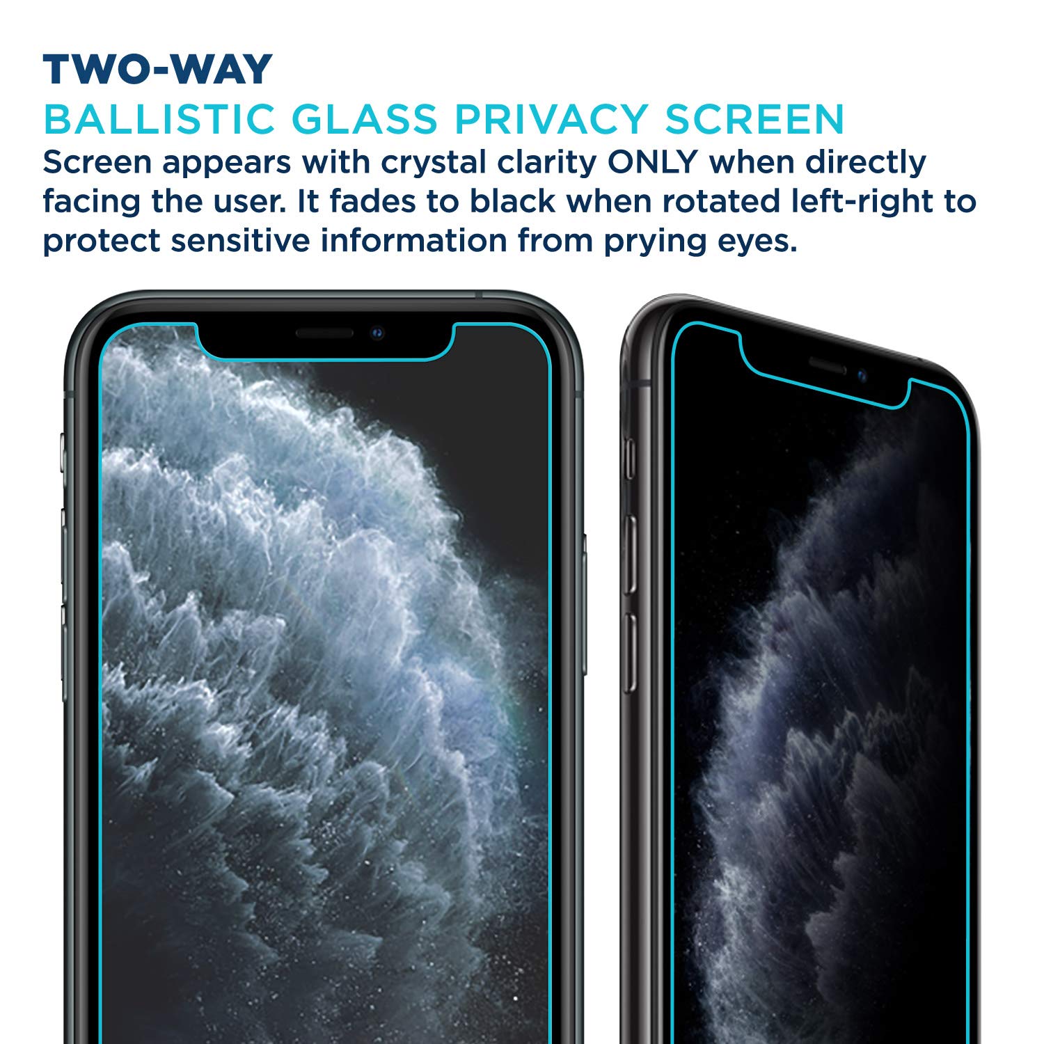 Tech Armor 4Way 360 Degree Privacy Film Screen Protector Designed for Apple  iPhone 11 and iPhone Xr 6.1 Inch 1 Pack 2019