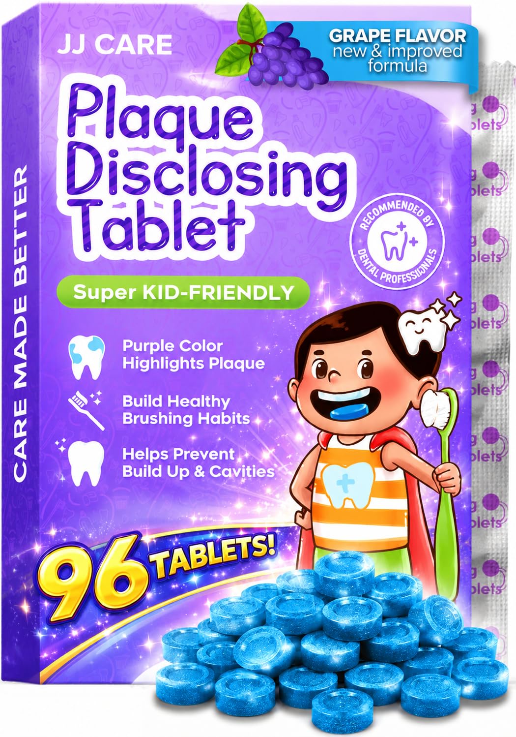 JJ CARE Disclosing Tablets - teeth whitening | Mubboo