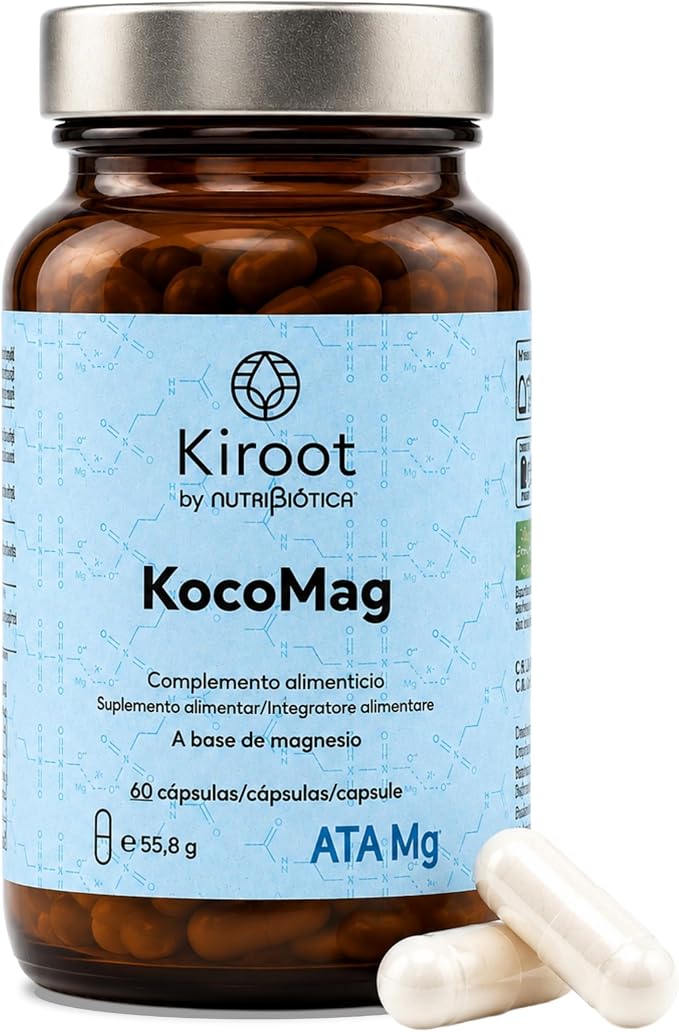 KocoMag 60 Cápsulas - Suplemento para el Sistema Nervioso y Función Psicológica, Apto para Veganos