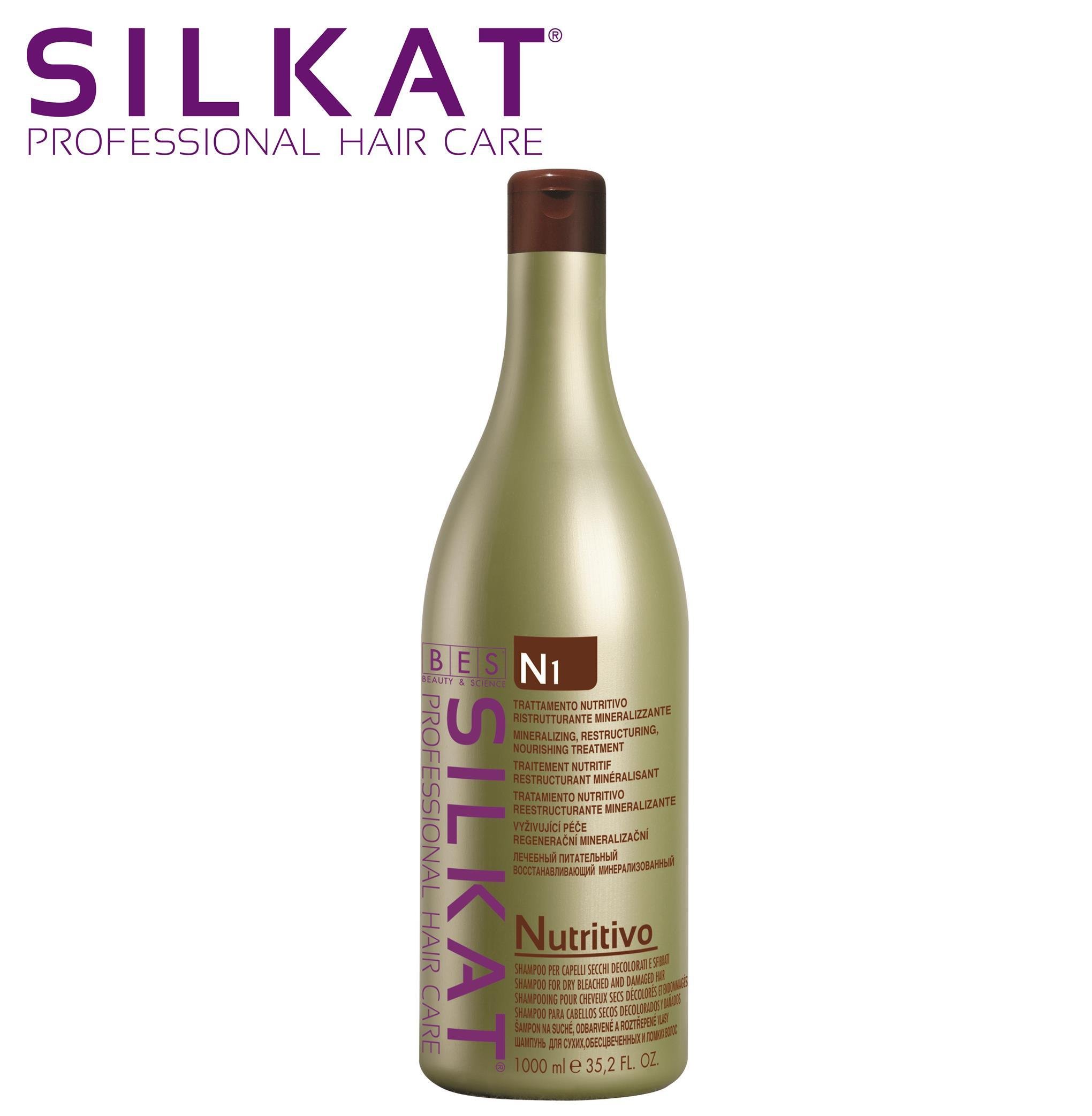 BES Active Silkat Nutritive Shampoo 1000 ml