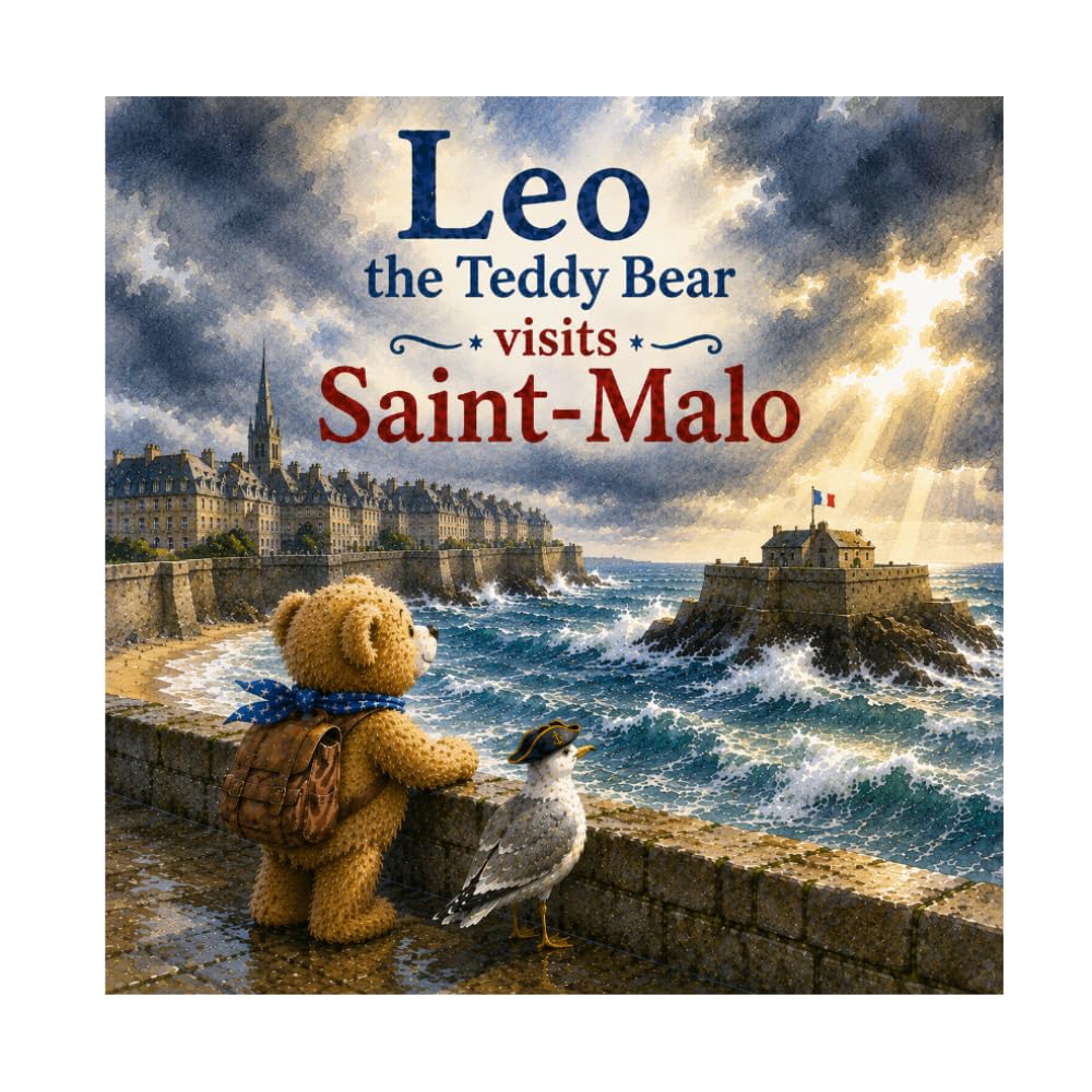 Leo the Little Bear in Saint-Malo: N°13 - Set sail for Saint-Malo, the famous Privateer City of Brittany, with Leo the Little Bear and his friend ... seagull! (Leo the Bear Visits France)