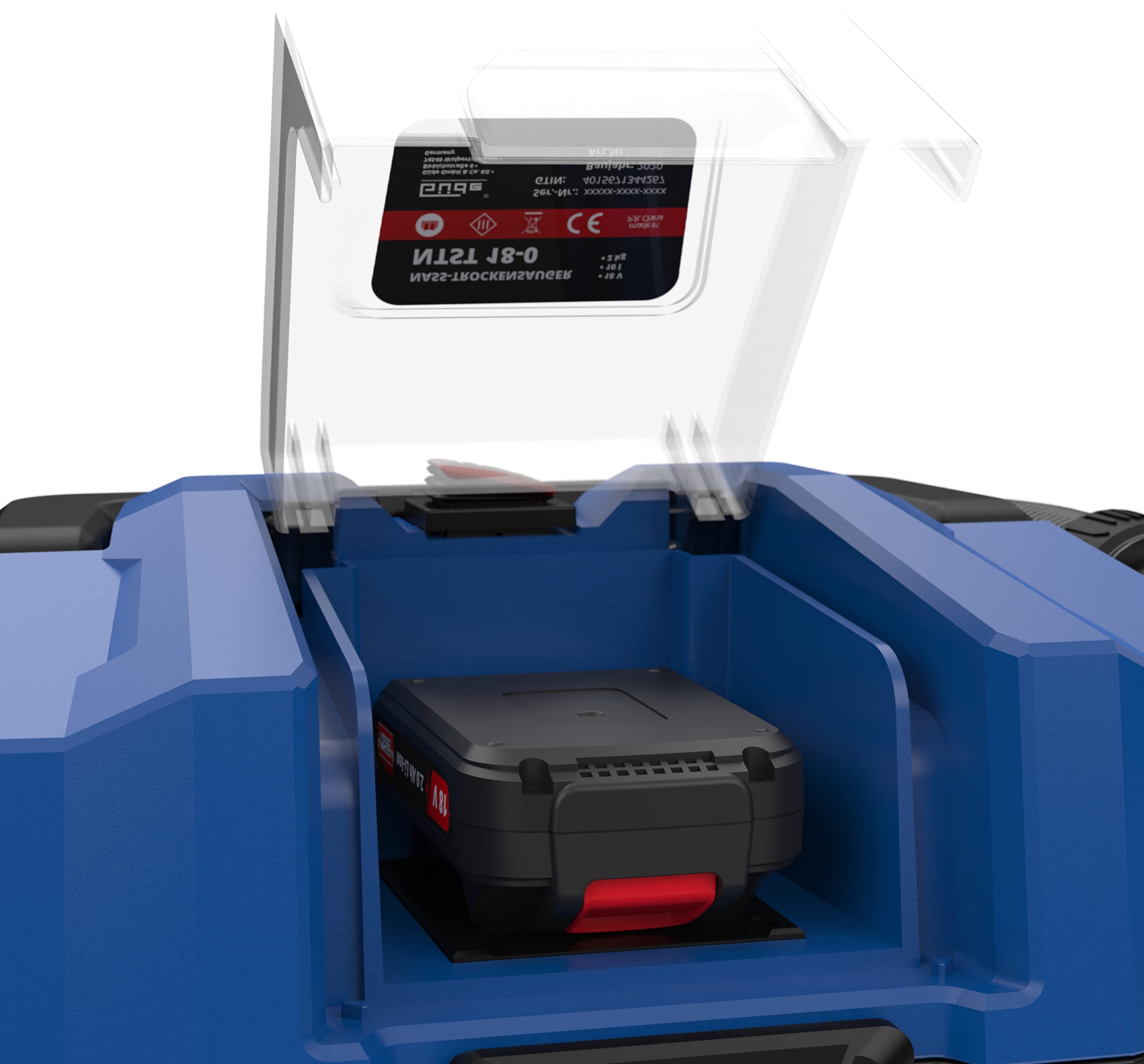 Güde NTST 18-201-05 58562, Aspiratore a Secco, Blu/Nero