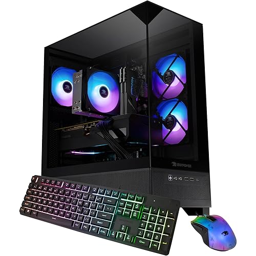 iBUYPOWER Element SE Gaming PC Desktop Computer AMD Ryzen 7 5700 CPU, NVIDIA GeForce RTX 5050 8GB GPU, 16GB DDR4 Non-RGB 3200MHz RAM, 1TB NVMe SSD, Windows 11 Home, Gamer Keyboard, Mouse - ESA7N5501