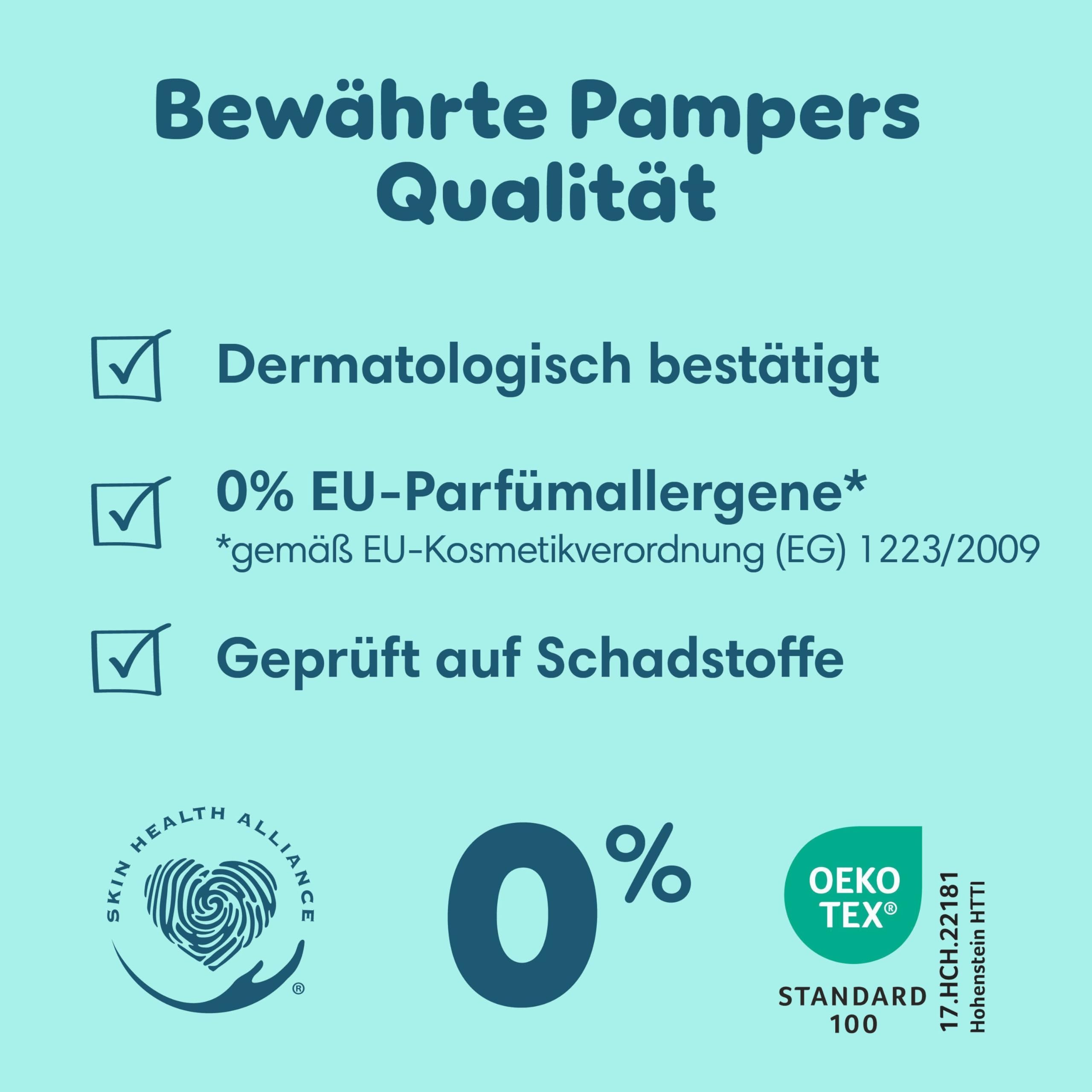 Produkt zur Spende - Pampers Baby Windeln Größe 3 (6-10kg) Premium Protection, Midi, MONATSBOX, bester Komfort und Schutz für empfindliche Haut, 204 Stück