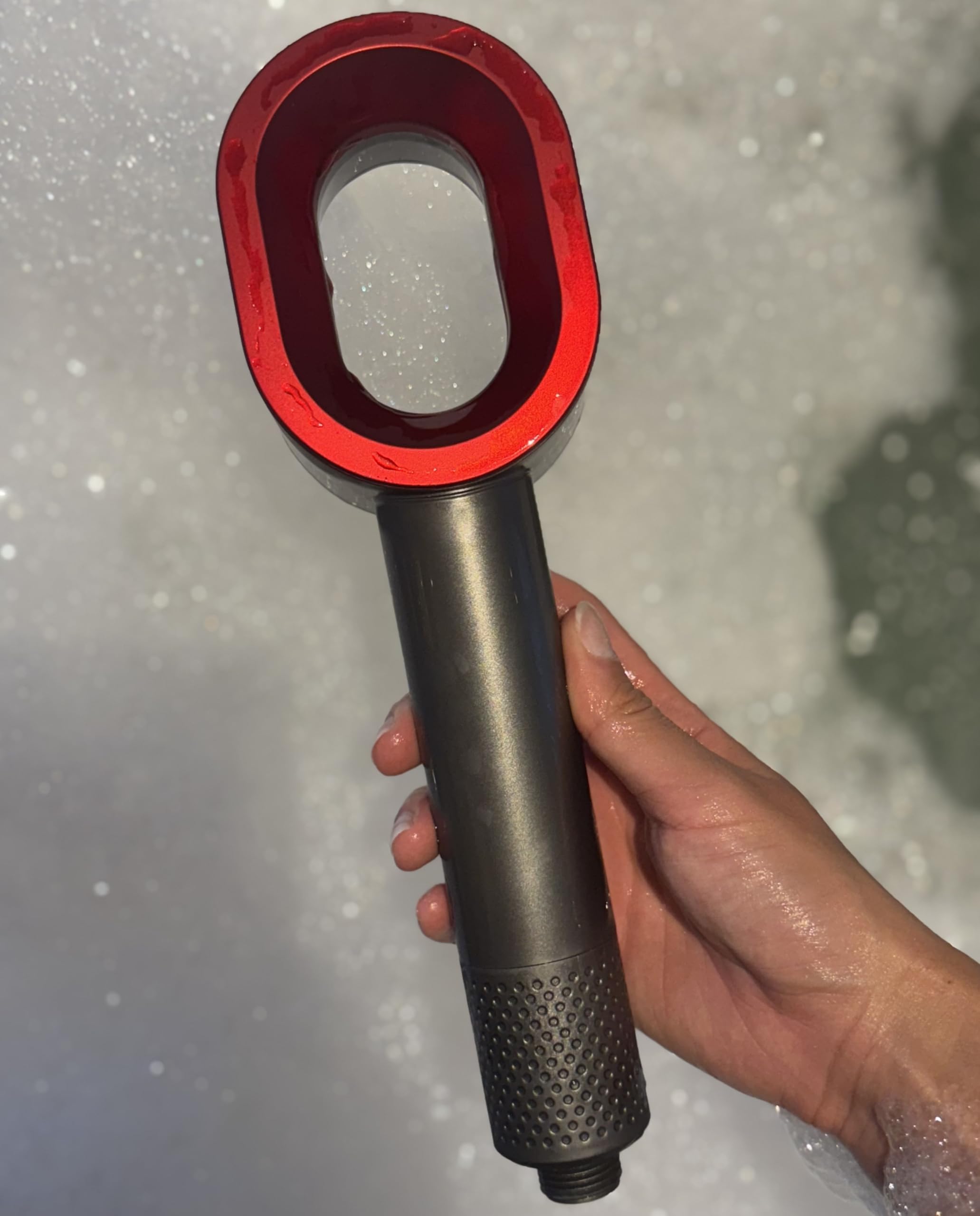 Juego de cabezal de ducha con 2 cepillos de limpieza magnéticos y filtro de carbón activo de carbono, ducha de mano de alta presión con filtro eliminado, cloro, cal, bacterias y metales