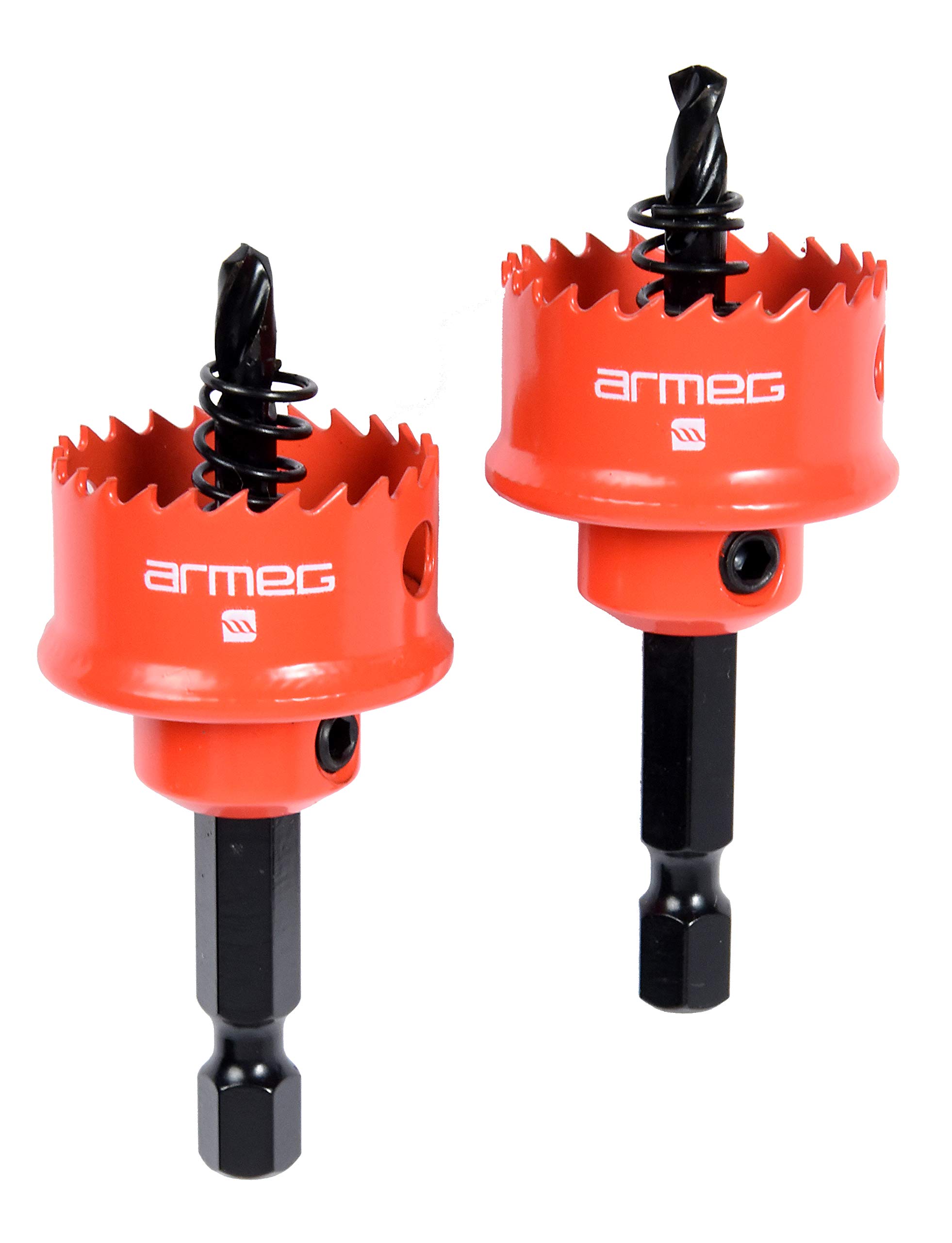 Armeg 25mm Acceler8% Sheet Steel Holesaw Twin Pack, Metal