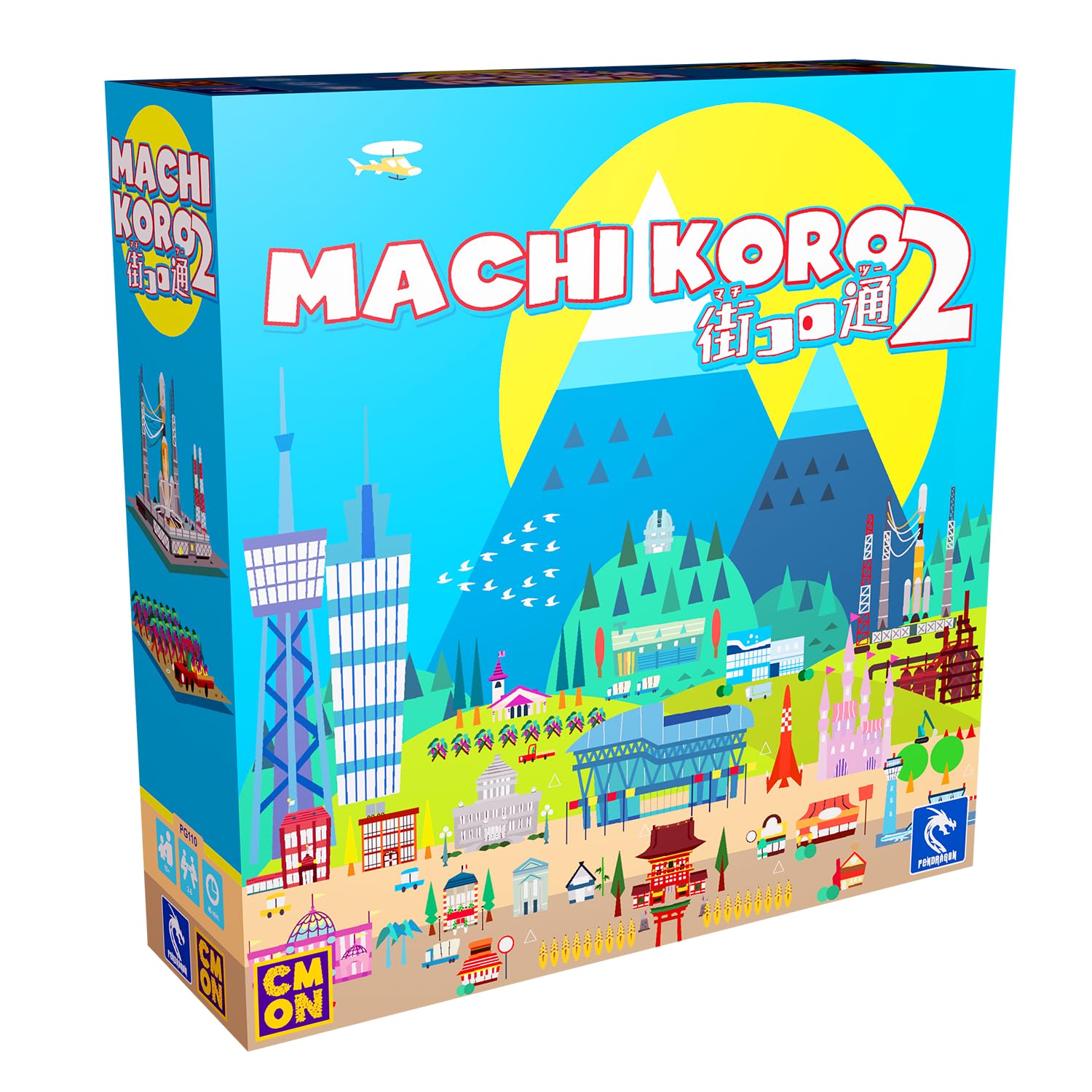 Pendragon Machi Koro 2 Italian Edition Strategic Card Game