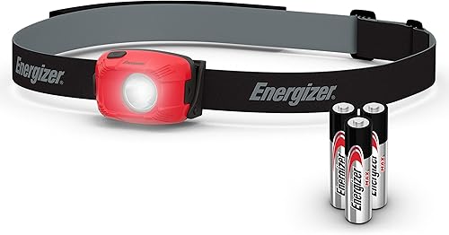 Energizer Faro flotante WeatheReady F375, 375 lúmenes, lámpara de cabeza impermeable IP67, luz exterior y de emergencia, tiempo de funcionamiento de