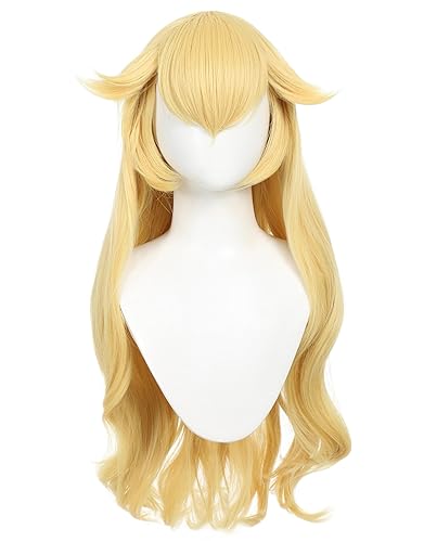 Golden Long Curly Wig