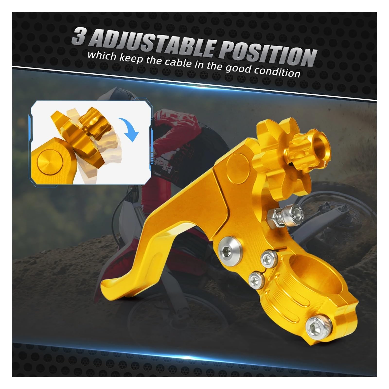 Palanca De Embrague Corta Acrobacias, 22MM, para Suzuki RM125 RM250 RMZ250 RMZ450 DR-Z250 DRZ400E DRZ400S DRZ400SM GSX-R600 GSX-R750 GSX-R1000 Palancas Frenos