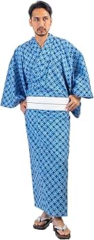 Amazon | 【浴衣+帯+下駄+腰紐】【Ummm.絞り調メンズ浴衣】お仕立て