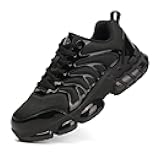 NIFOFISE Steel Toe Sneakers for Men Women Lightweight Work Shoes Safety Composite Toe Shoes Indestructible Air Cushion Zapatos de seguridad para