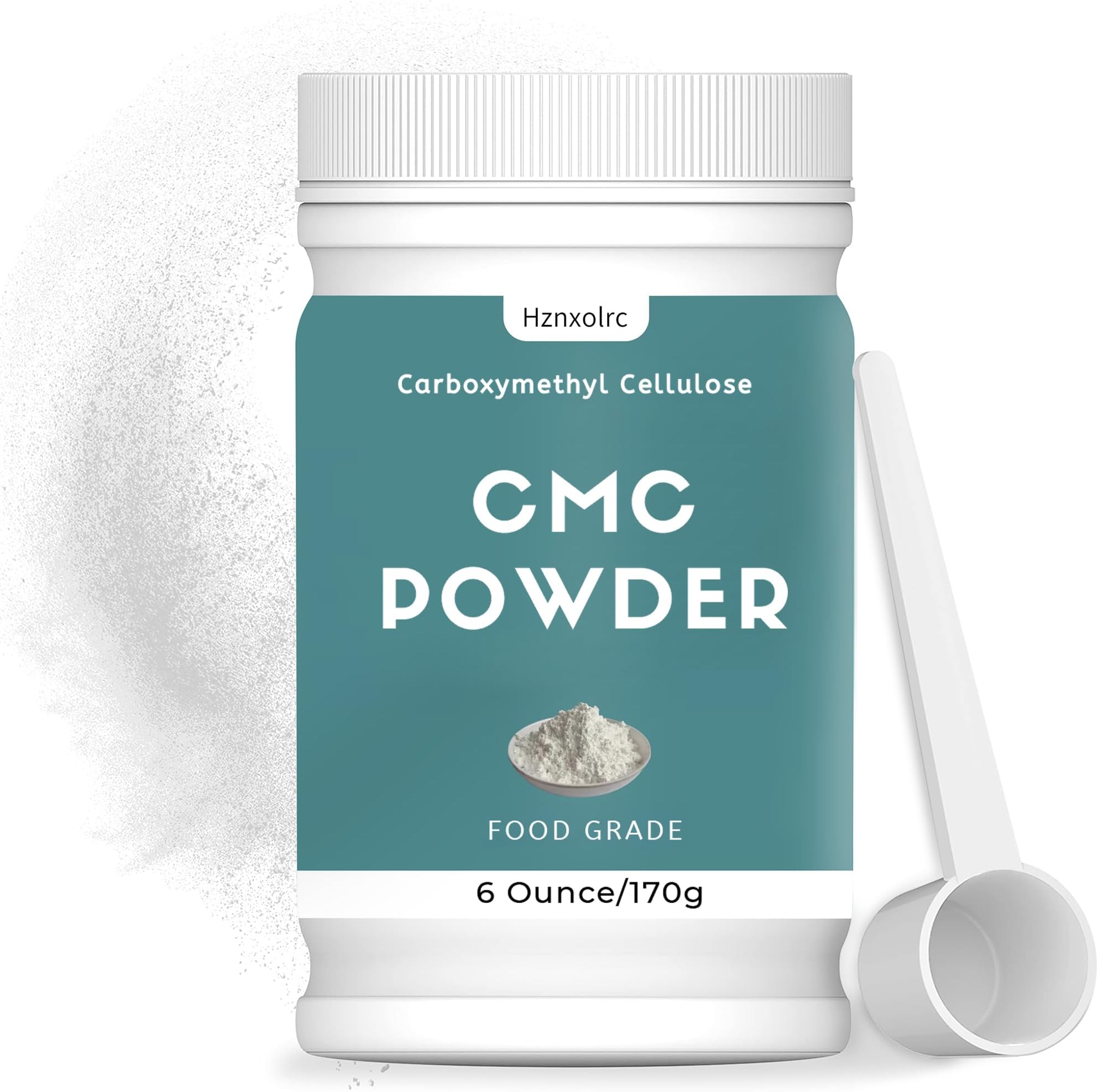 Hznxolrc 6 oz CMC Powder, 100% Pure, Premium CMC Powder for Fondant, Ice Cream, Cake, Yogurt, Candy and More