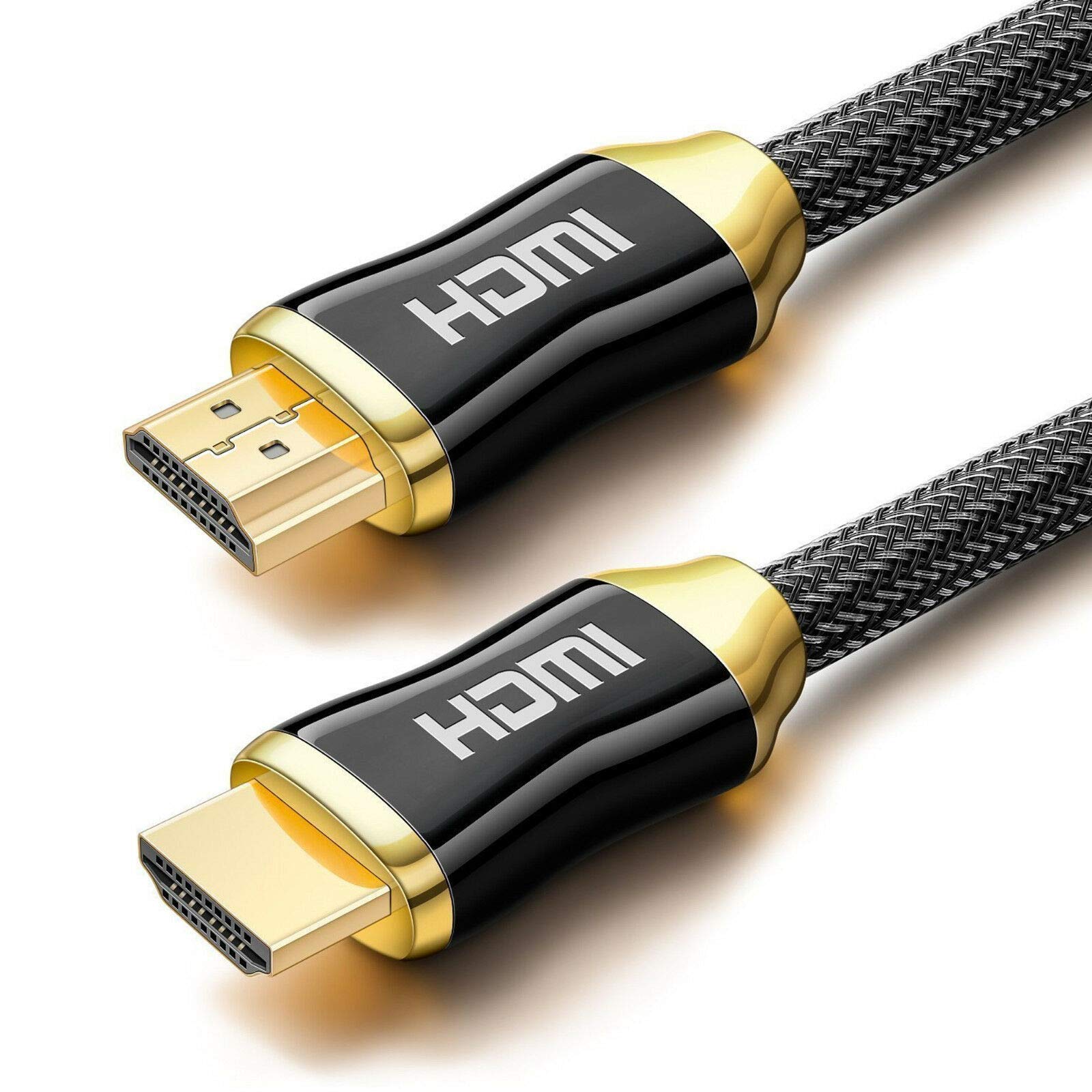 2M HDMI 4K Lead Premium 4K HDMI Cable 4K@60Hz Compatible Fire TV, 3D Support, Ethernet Function, Video 4K 2160p, 1080p, 3D, 4K TV/HDTV/Blu-ray BeckenBower®