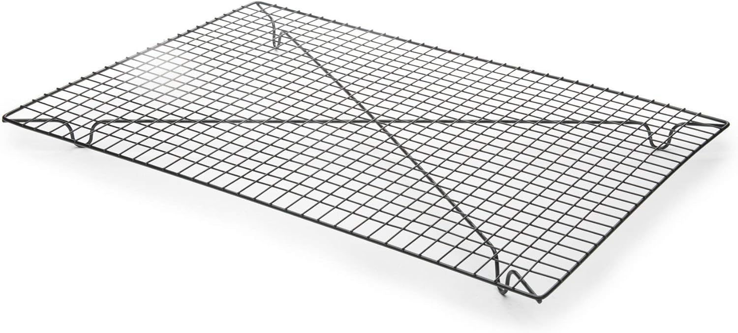 Fox Run Rectangular Cooling Rack, Iron/Chrome, 10-Inch x 14-Inch