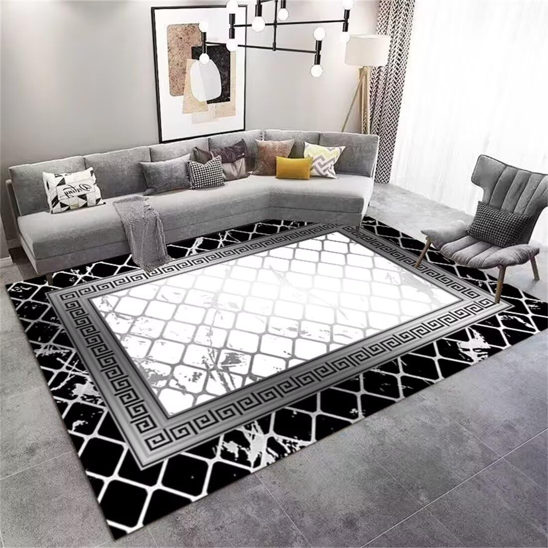 Tapis de sol extérieur pour deco bureau et entrée marbre moderne
