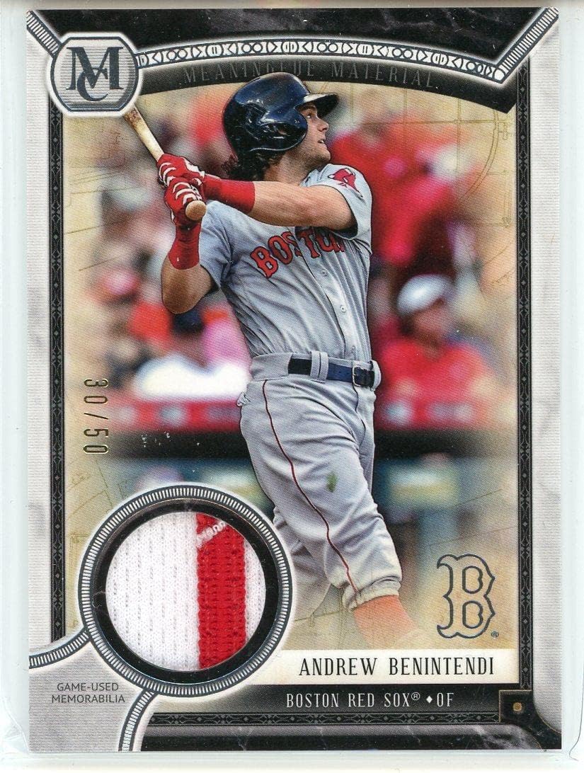 Andrew Benintendi 2018 Topps Museum Collection Meaningful Materials Card #MMR-AB - Slabbed Baseball Cards