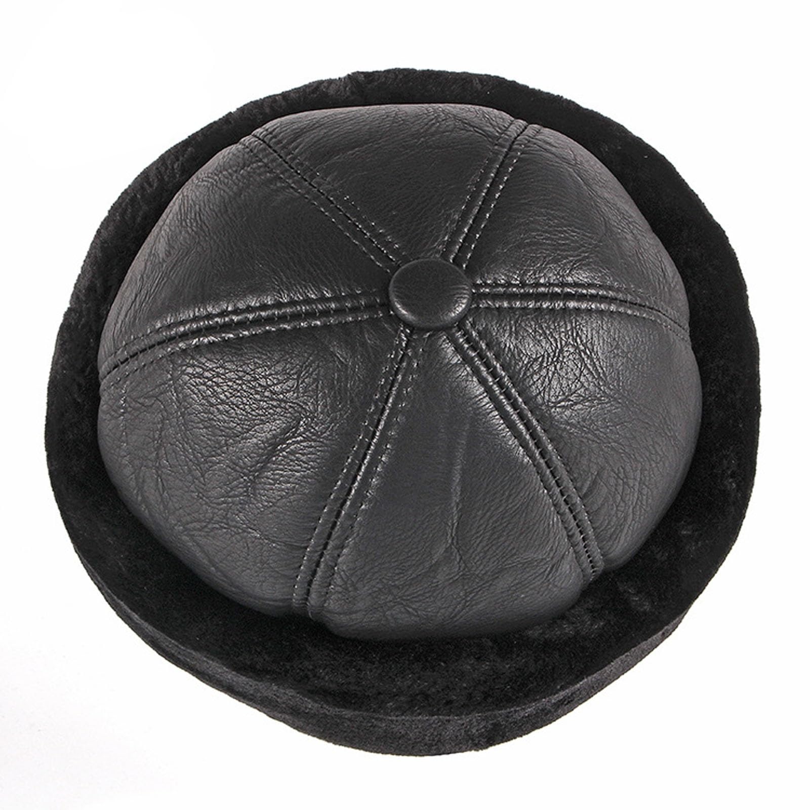 Cappello Da Marinaio Senza Tesa In Pelle Calda For Uomo E Donna, Berretto Da Marinaio For Uomo E Donna Di Mezza Età, Bambini E Adulti