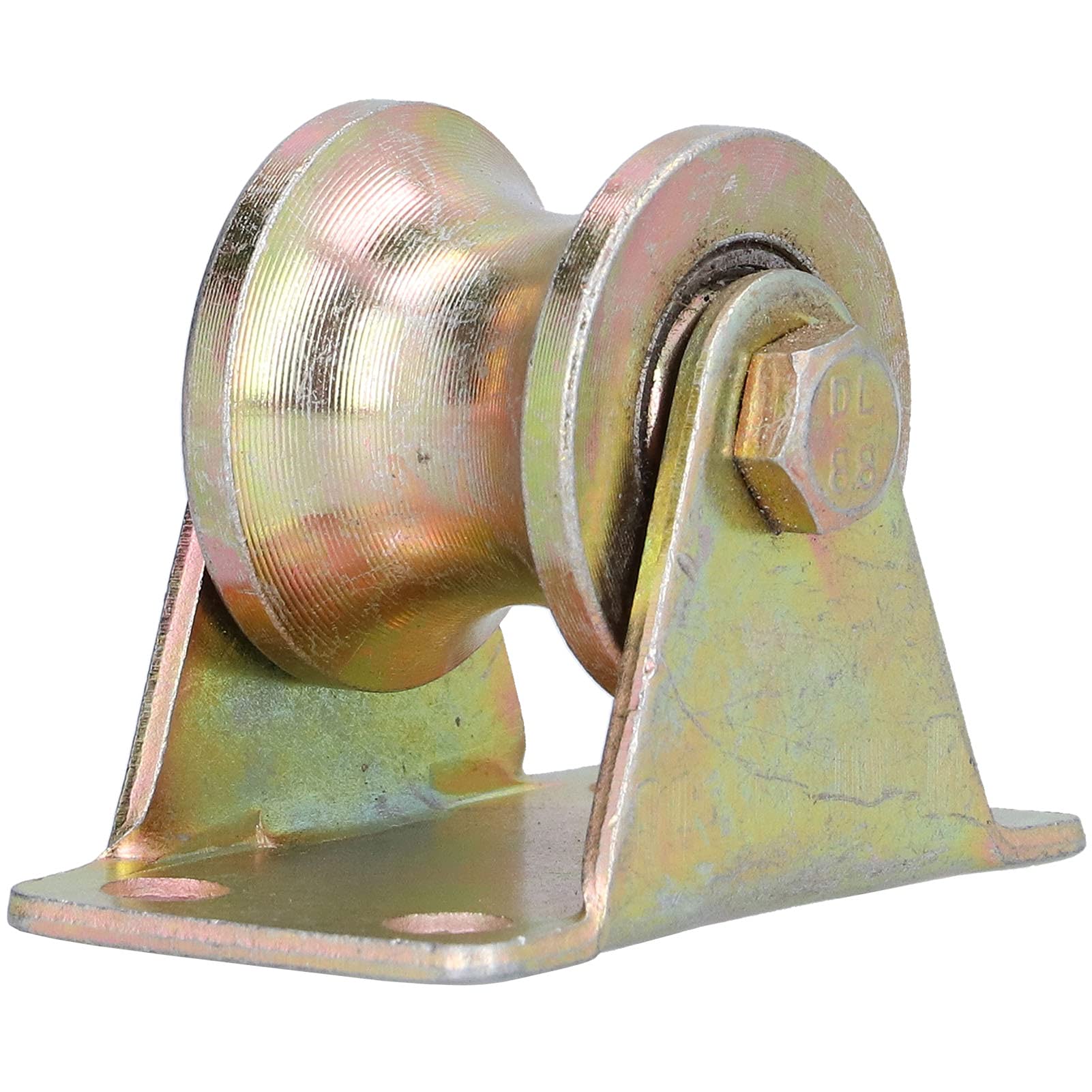 Roue à rouleau, poulie de câble métallique pour porte d'entrée avec support 32 mm pour porte mobile pour chiens pour portes d'entrée pour portes coulissantes