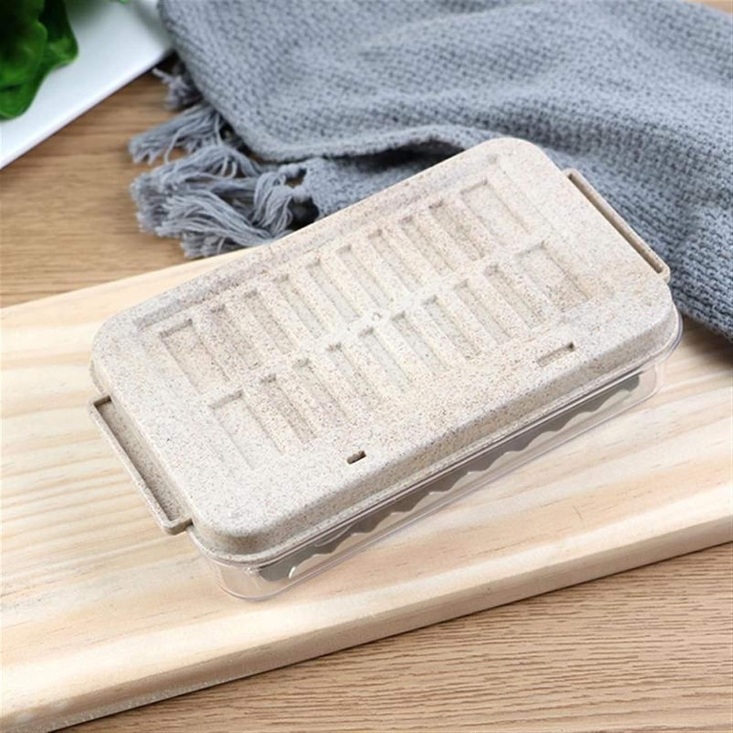 Butter Container Stainless Steel Butter Storage Box Creative Square Butter Dish Cheese Storage Tray Freshness Keeper Kitchen Sealing Food Container Box for All Types of Butter