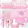 Sakura Skin Care Sets & Kits, Girls Pamper Set, Teenage Girls Gifts - Cleanser, Serum, Eye Cream, Face Cream, Hand Cream, Sleeping Mask, Mud Mask Skin Care Sets & Kits31 PCS