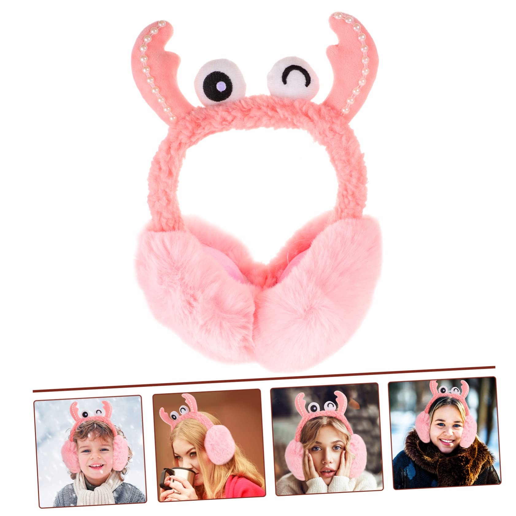 3piezas Earmuffs De Invierno Plegables Para Hombre y Mujer Calentadores De Oído De Peluche Suave Protección Térmica Para Actividades Al Aire Climas Fríos