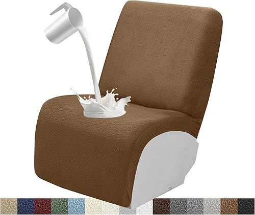 Miniatura 65 de Fundas de sofá reclinable impermeable para sección seccionales Fundas lavables para sofá en forma de L para sofás reclinables Fundas elásticas para