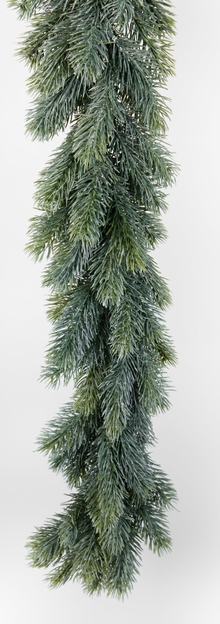Künstliche Tannengirlande rund 170cm Double Schneeoptik DP Kunststanne Kunststoff Spritzguss-Verfahren 100% PE künstliche Tanne